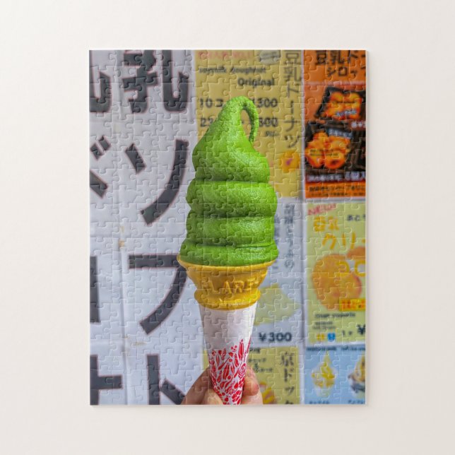 Tokyo Matcha Swirl Puzzle von Grubshots (Vertikal)