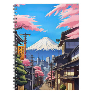 Tokyo Mt Fuji Notizblock