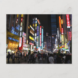 Tokyo Neons by Night Postkarte