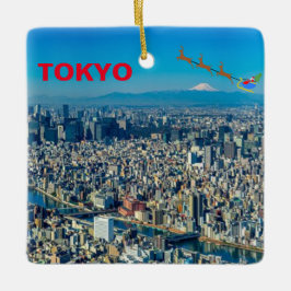 Tokyo Panorama Weihnachtsschmuck
