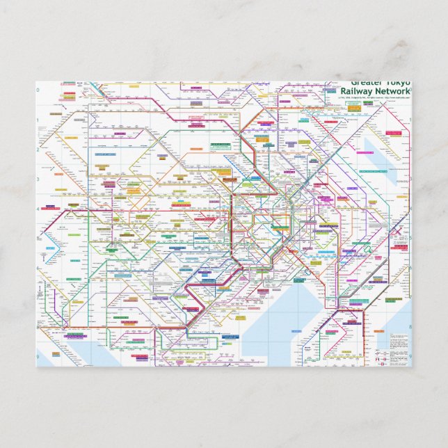 Tokyo Postkarte (Vorderseite)