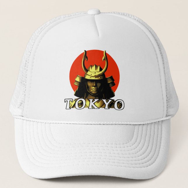 Tokyo Samurai Warrior Truckerkappe (Vorderseite)