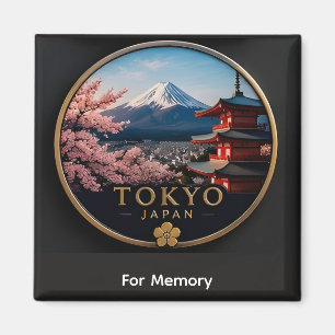 🧲 Tokyo Sehenswürdigkeiten Reise Andenken Japan ⛩ Magnet