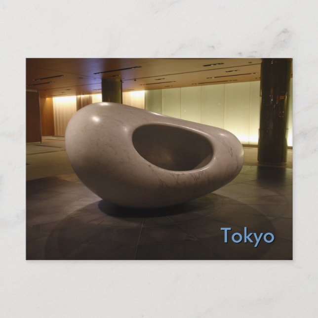 Tokyo-Skulptur Postkarte (Vorderseite)