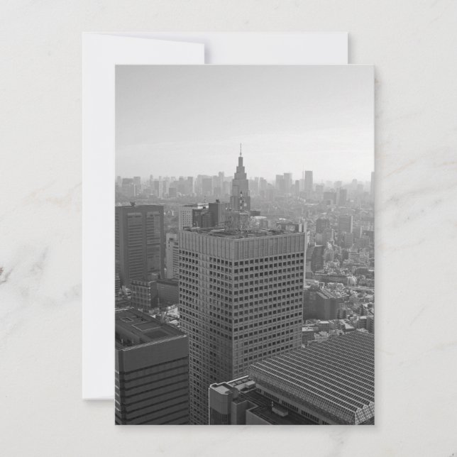 Tokyo Skyline Karte (Vorderseite)