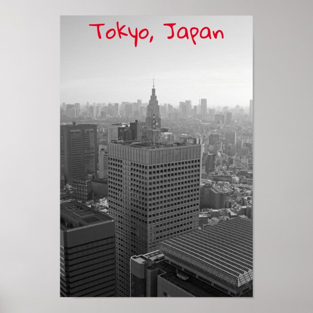 Tokyo Skyline Poster (Vorne)