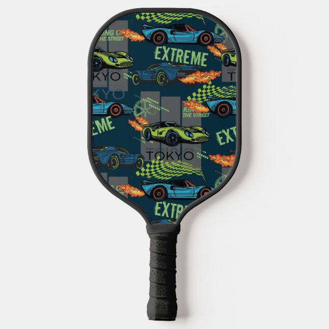  Tokyo Street Racing Pattern Pickleball Schläger (Rückseite)