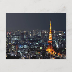 Tokyo Tower by Night: Postkarte