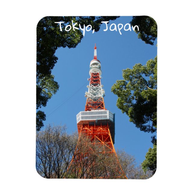 Tokyo Tower, Japan Magnet (Vertikal)