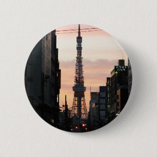 Tokyo Tower Sunrise 東 タ ワ 日 出 京 Button