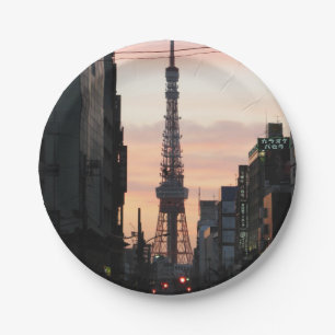 Tokyo Tower Sunrise 東 タ ワ 日 出 京 Pappteller