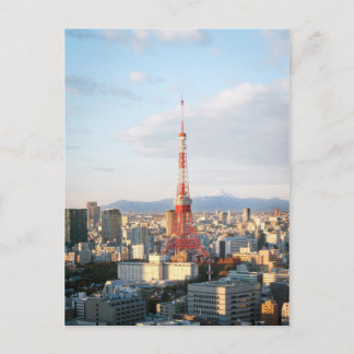 Tokyo Tower und Fujisan Postkarte