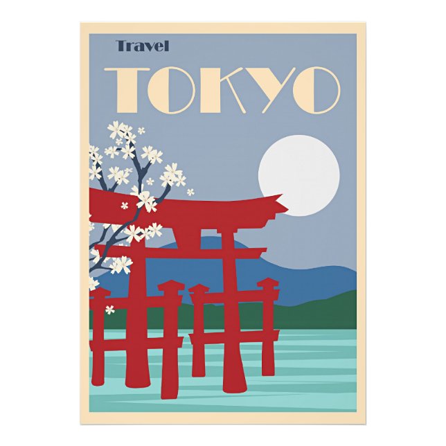 Tokyo Travel Poster (Vorne)