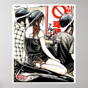 Tokyo-Verkehr Poster