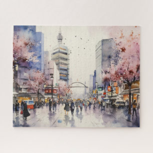Tokyo Vibes - Cityscape Art Puzzle