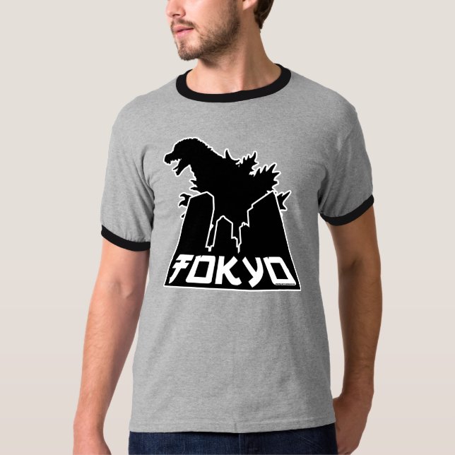 Tokyo-Wolkenkratzer-Shirt T-Shirt (Vorderseite)