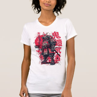 Tokyo Yami – Dämonenrüstung Samurai mit japanische T-Shirt