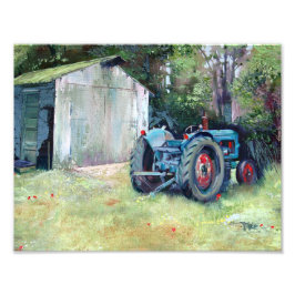 T'ol Tractor Fine Art Print Fotodruck