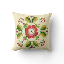 Tole Rosette-Kissen