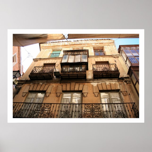 Toledano Architektur Detail Poster (Vorne)