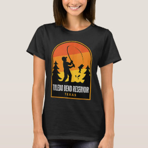 Toledo Bend Reservoir Texas Fishing T-Shirt