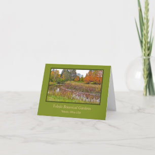 TOLEDO BOTANISCHE GARTEN / RUSTIKAUTUMNFARBEN KARTE