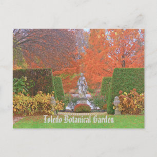 "TOLEDO BOTANISCHER GARTEN IM HERBST" POSTKARTE