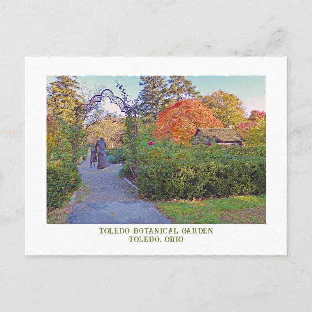 Toledo Botanischer Garten, Toledo, Ohio Postkarte (Vorderseite)