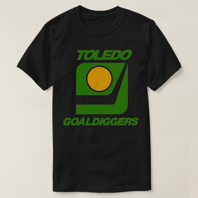 Toledo Goaldiggers 70er80er Hockey-Mannschaft T-Shirt (Design vorne)