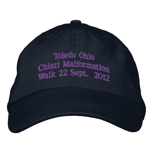 Toledo Ohio 2012 Bestickte Kappe (Vorderseite)