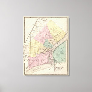 Toledo, Ohio 2 Leinwanddruck