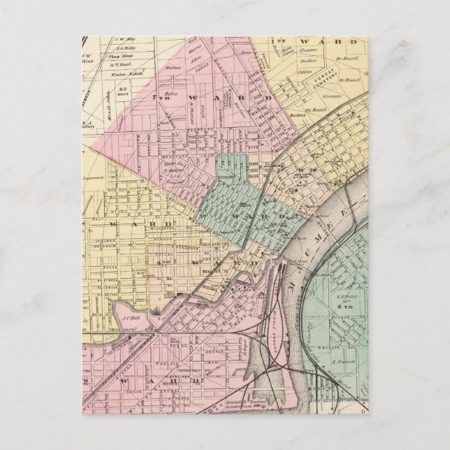 Toledo, Ohio 2 Postkarte (Vorderseite)