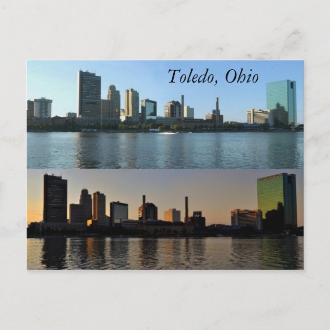 Toledo, Ohio Postkarte (Vorderseite)
