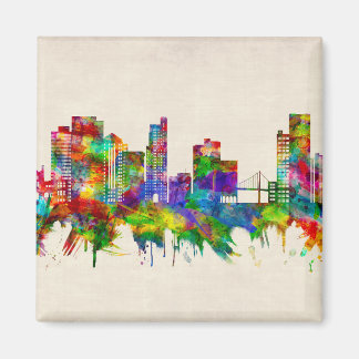 Toledo Ohio Skyline Magnet