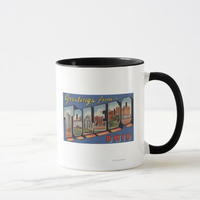 Toledo, OhioLarge Letter ScenesToledo, OH Tasse (Rechts)