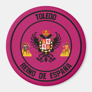 Toledo-Rundemblem Magnet
