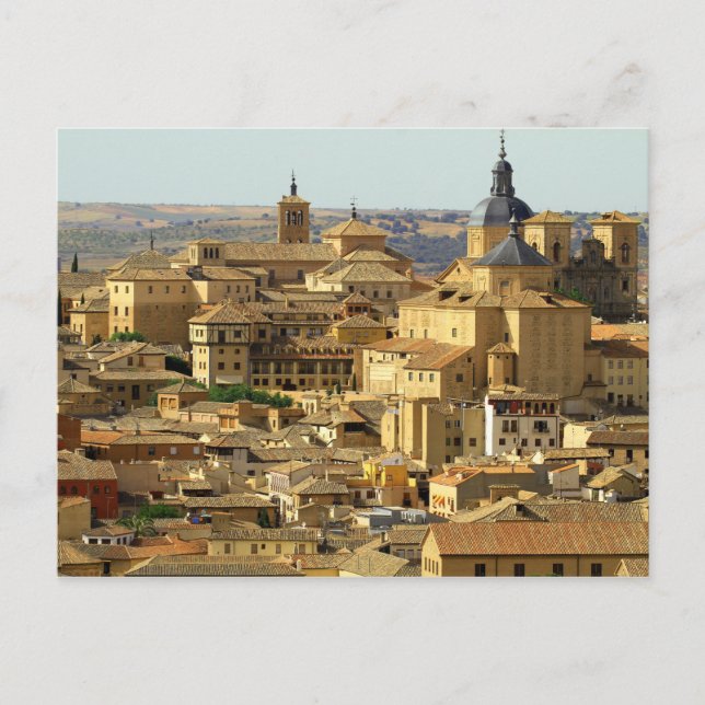 Toledo Skyline Spanien Postcard Postkarte (Vorderseite)
