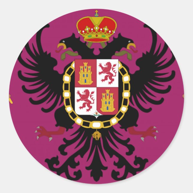 Toledo (Spanien) Runder Aufkleber (Vorderseite)