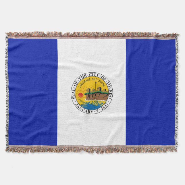 Toledo Stadtflagge Decke (Vorderseite)