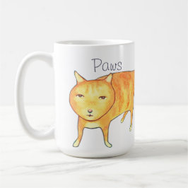 Tolerante Katze Kaffeetasse