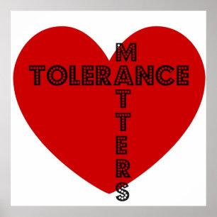 Toleranz-Angelegenheiten Poster