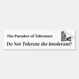 Toleranz Autoaufkleber