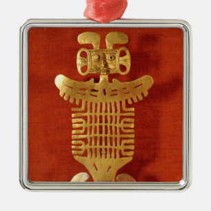 Tolima Verzierung in Form eines Silbernes Ornament