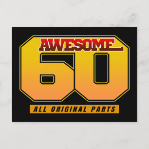 Toll 60 Alle Originalteile Postkarte