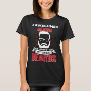 Toll Job Milchmann Kollege Tattoo Bart T-Shirt