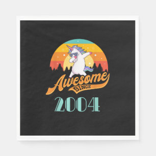 Toll seit 2004 - Geburtsjahr & Geburtstagsgeschenk Serviette
