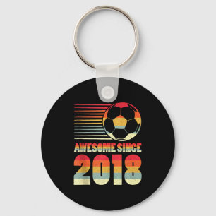 Toll seit 2018 Fußball 8. Geburtstag Tank Top  Schlüsselanhänger