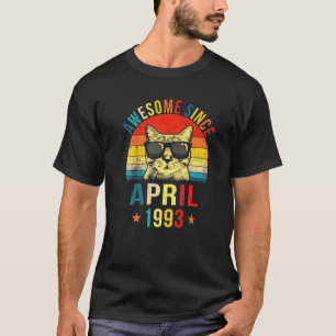 Toll seit April 1993 29. Geburtstag Katze T-Shirt