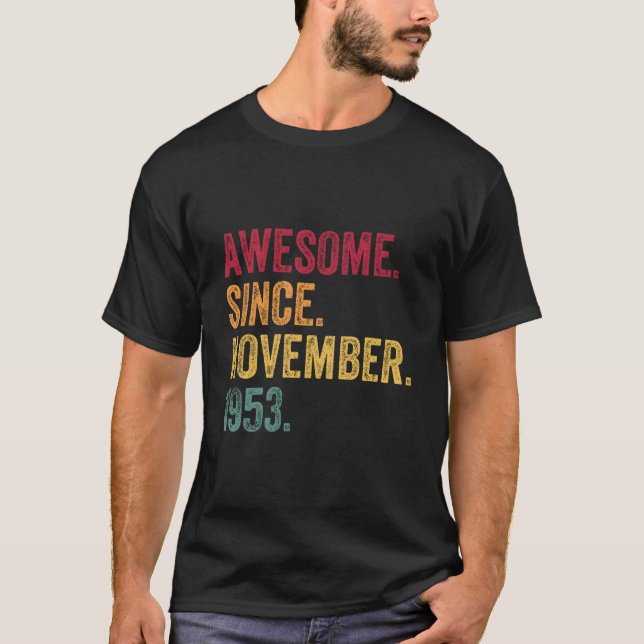 Toll seit November 1953 69Th 69 T-Shirt (Vorderseite)