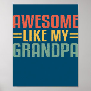 Toll wie mein Opa Poster
